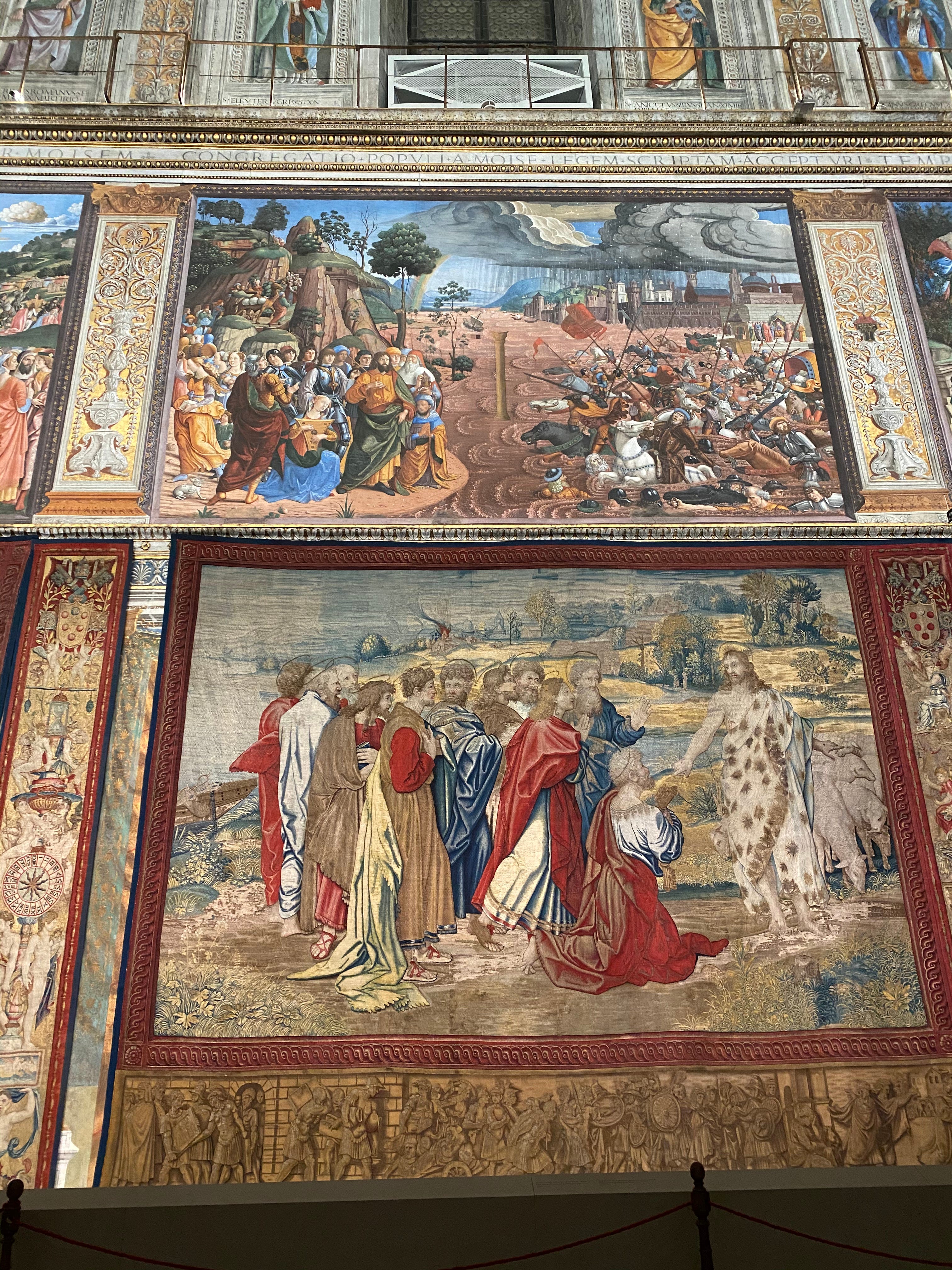 Sistine chapel tapestry online