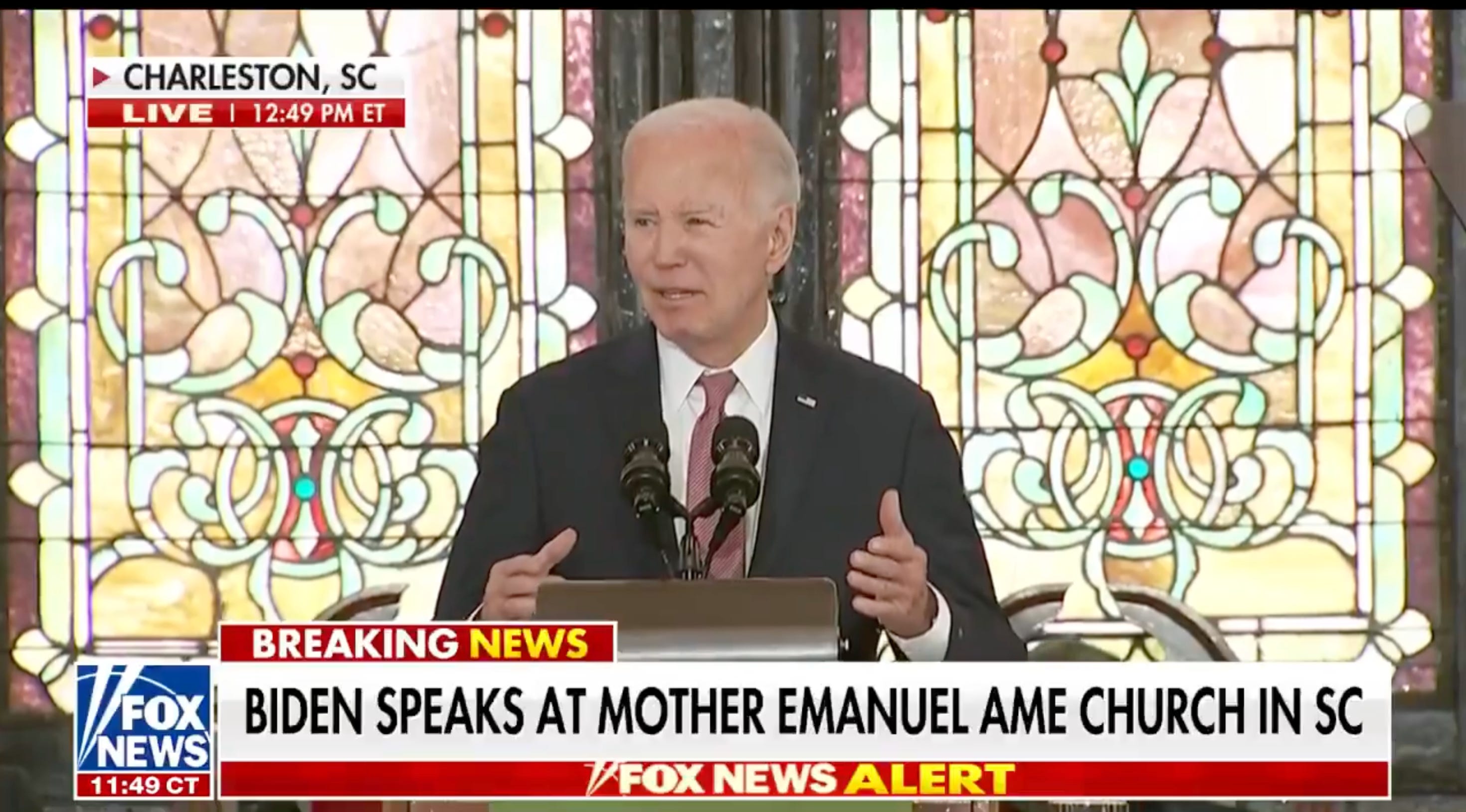 Biden Stares Down White Supremacy Without Blinking During Fiery Speech Biden Stares Down White Supremacy Without Blinking During Fiery Speech