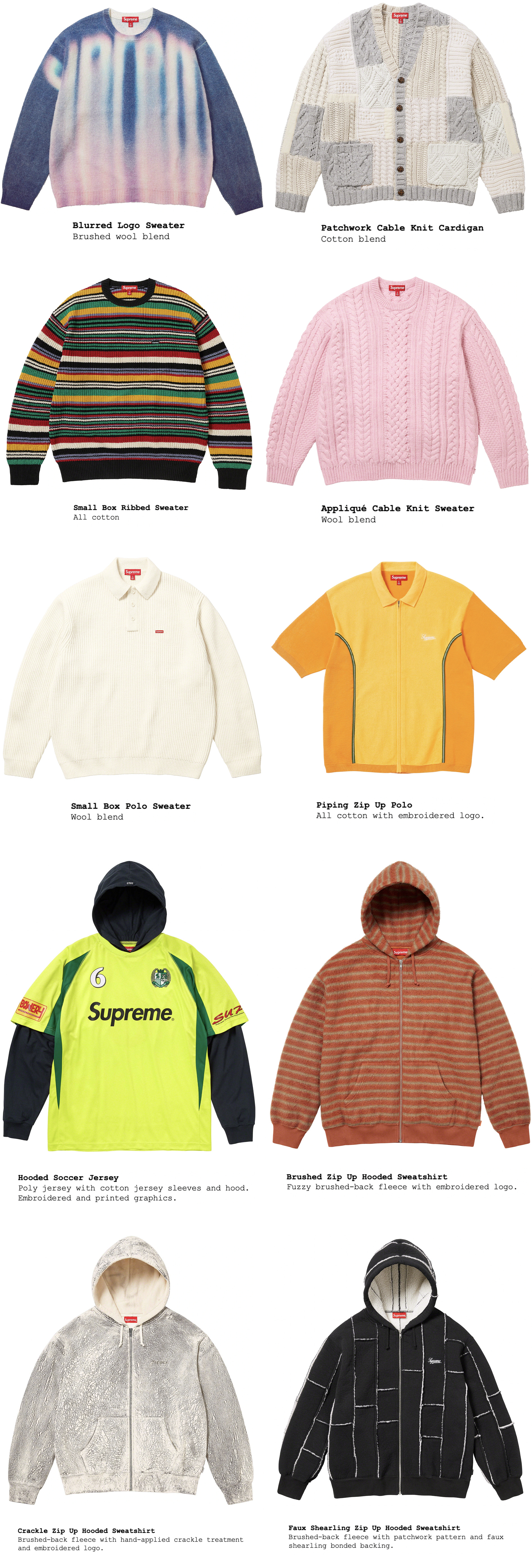 Fuzzy 2025 supreme sweater