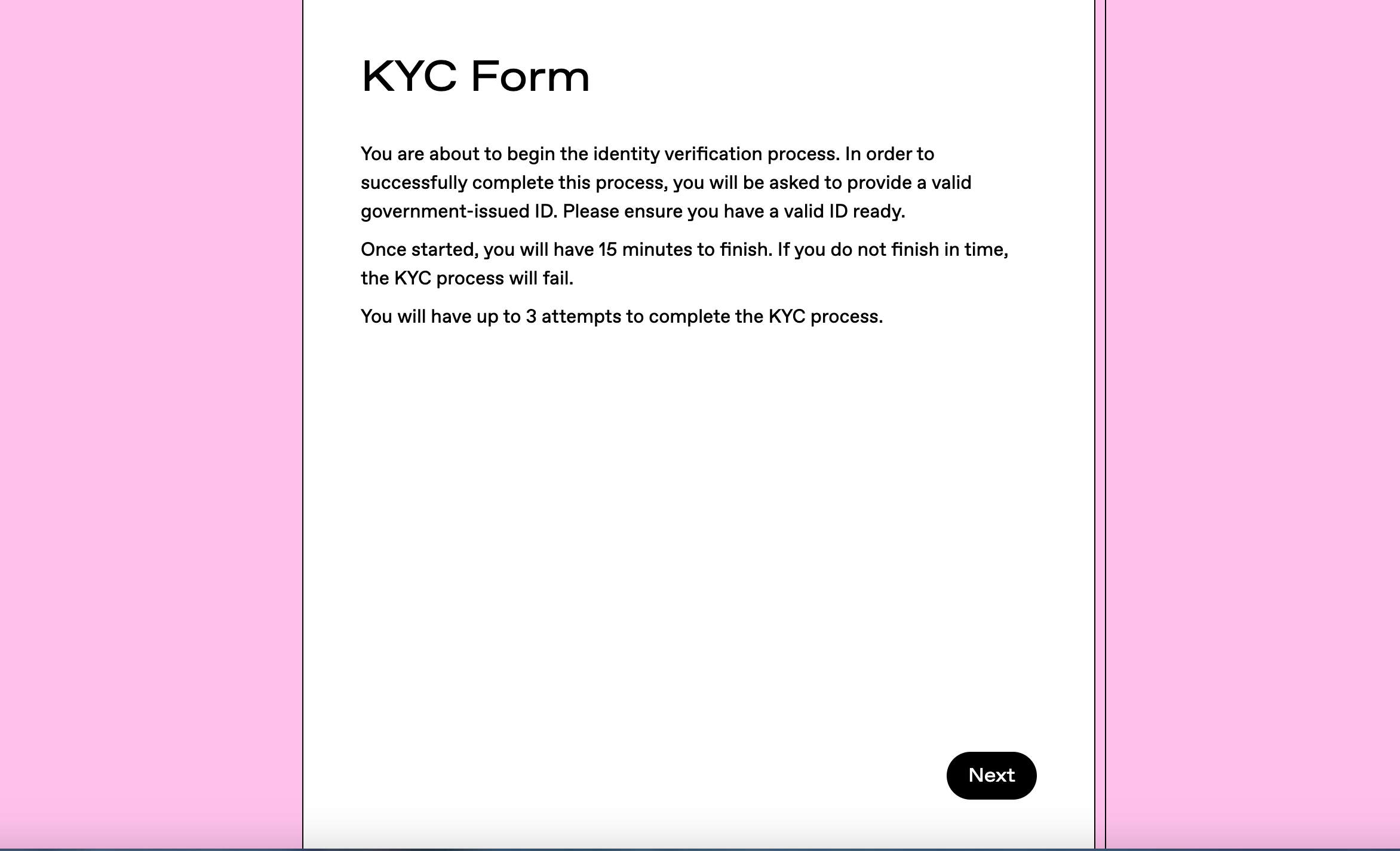 How to complete KYC form for Ironfish