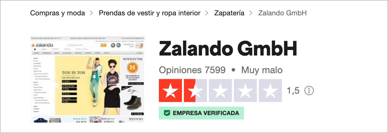Paginas similares a zalando hot sale