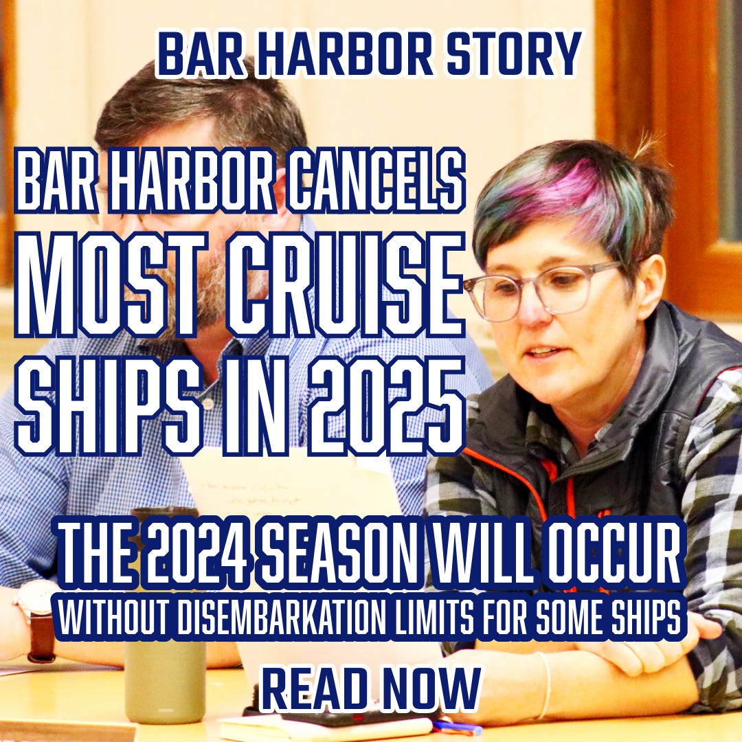 Bar Harbor Cancels Most Cruise Ships in 2025 Bar Harbor Story