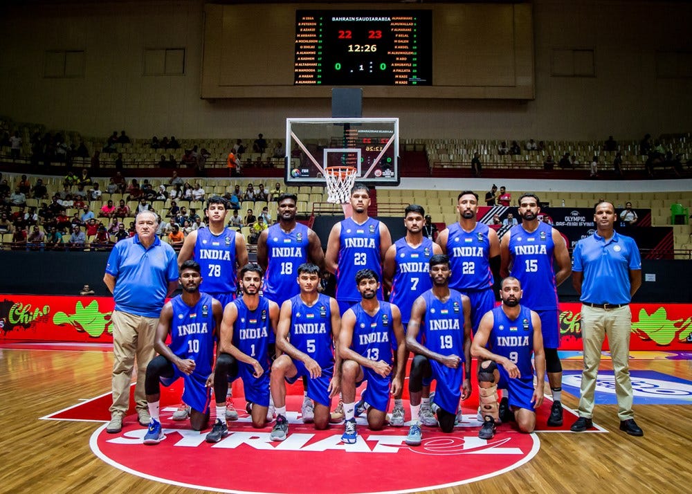 India's Basketball Squad Opens 2024 Olympic Pre-Qualifiers with