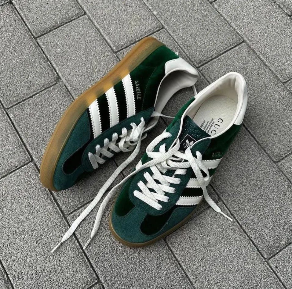 J crew hot sale adidas gazelle
