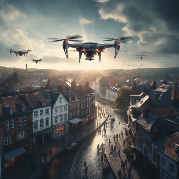 Drones around hot sale me