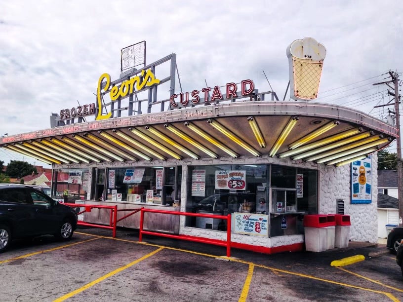 Leon's frozen custard top machine for sale