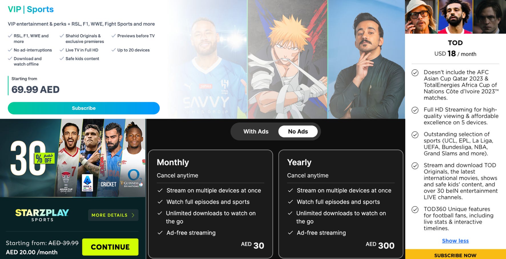 Vip sports best sale free streaming