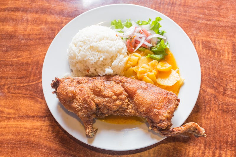 Fried cuy hotsell