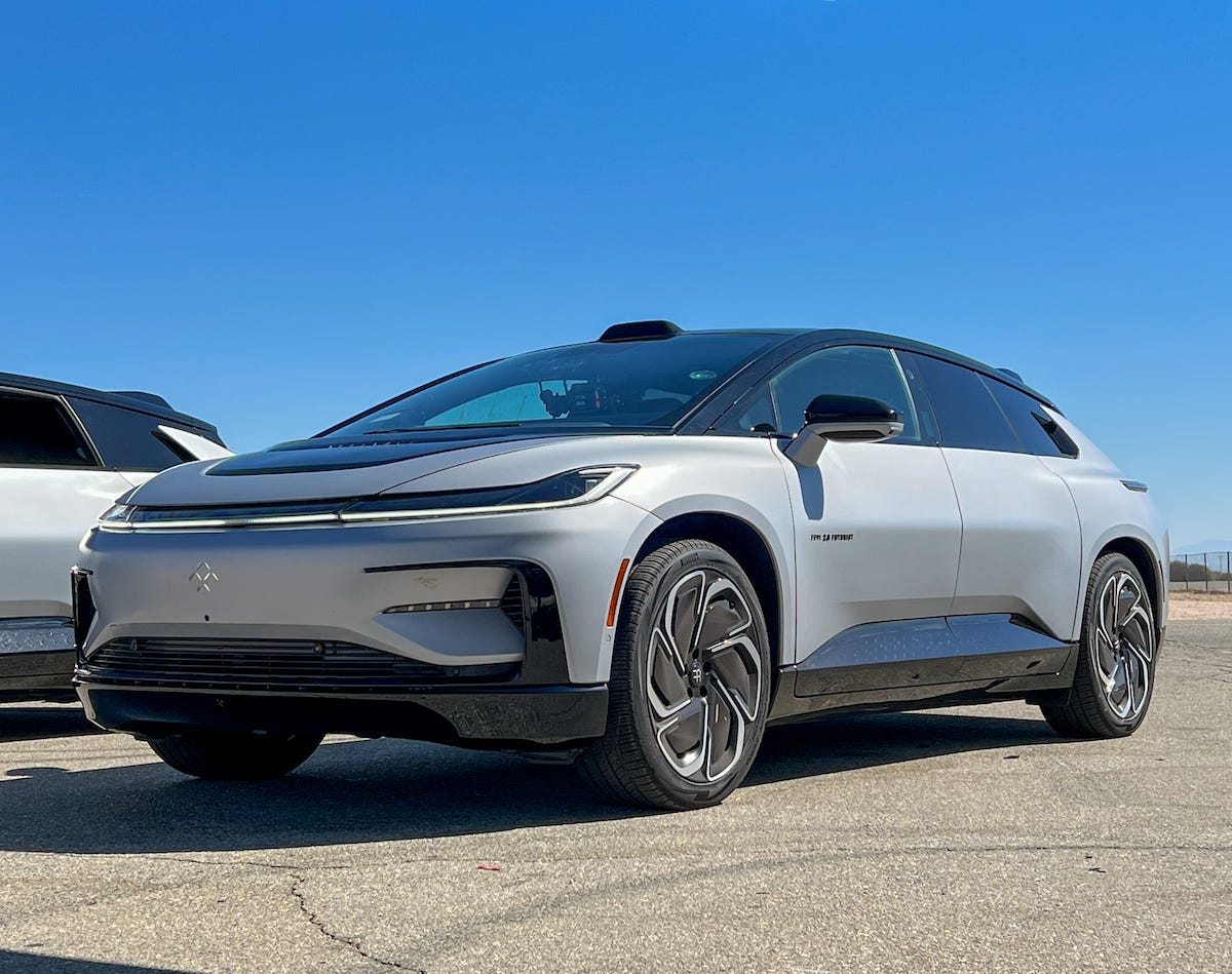 Faraday electric sale car