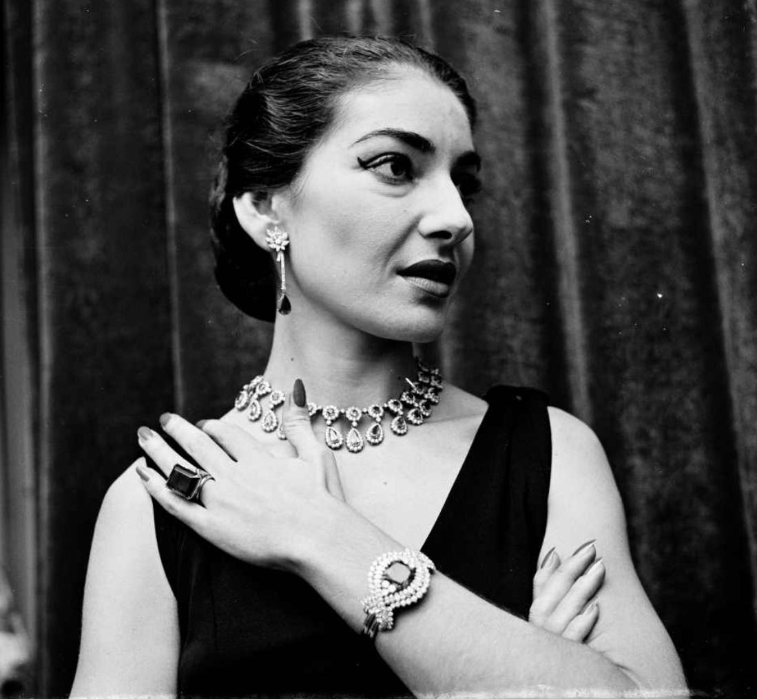 Maria Callas: A Jewelry Collection As Iconic As The Opera Star Herself