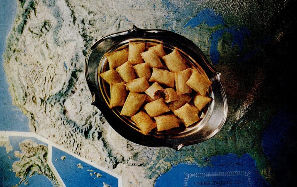 Pizza rolls and the meaning of midcentury food