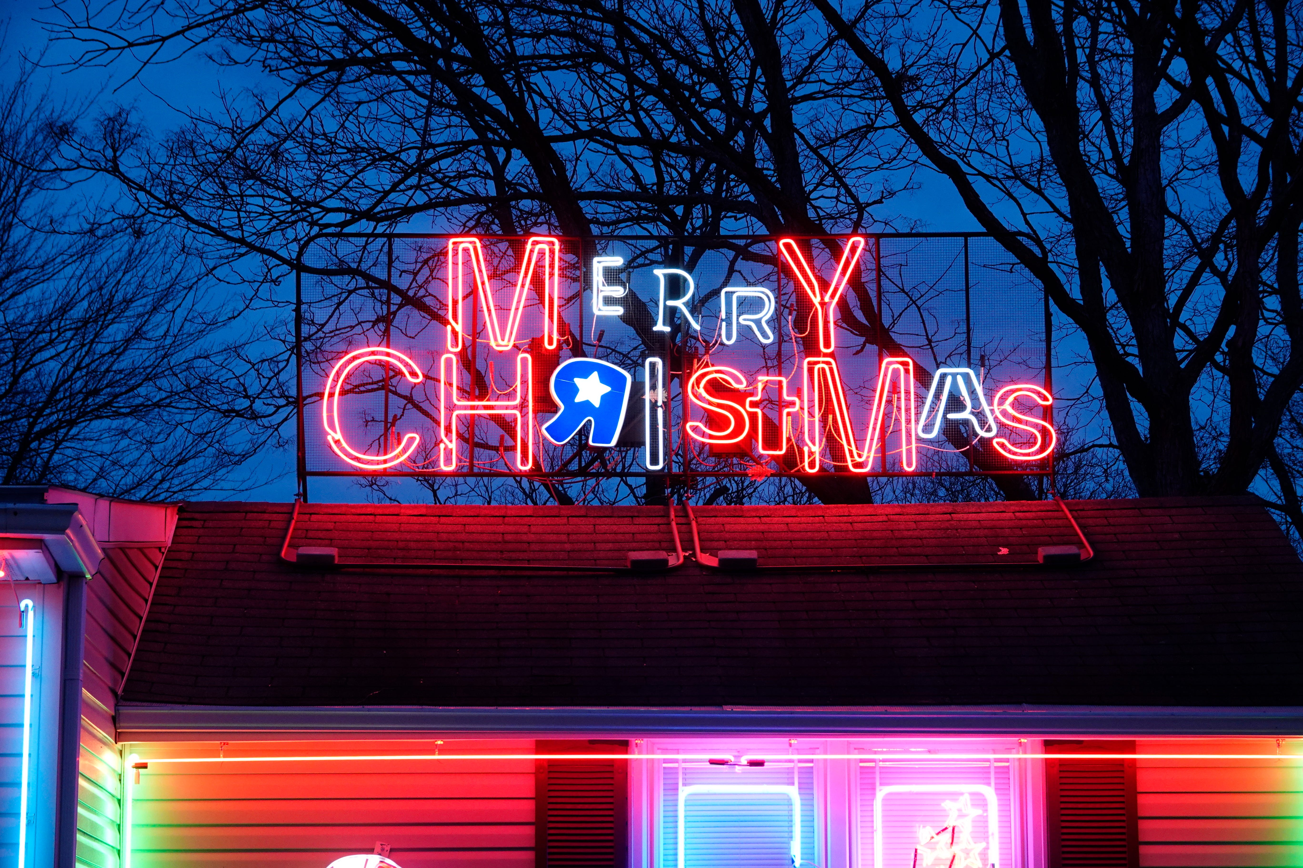 House neon lights top