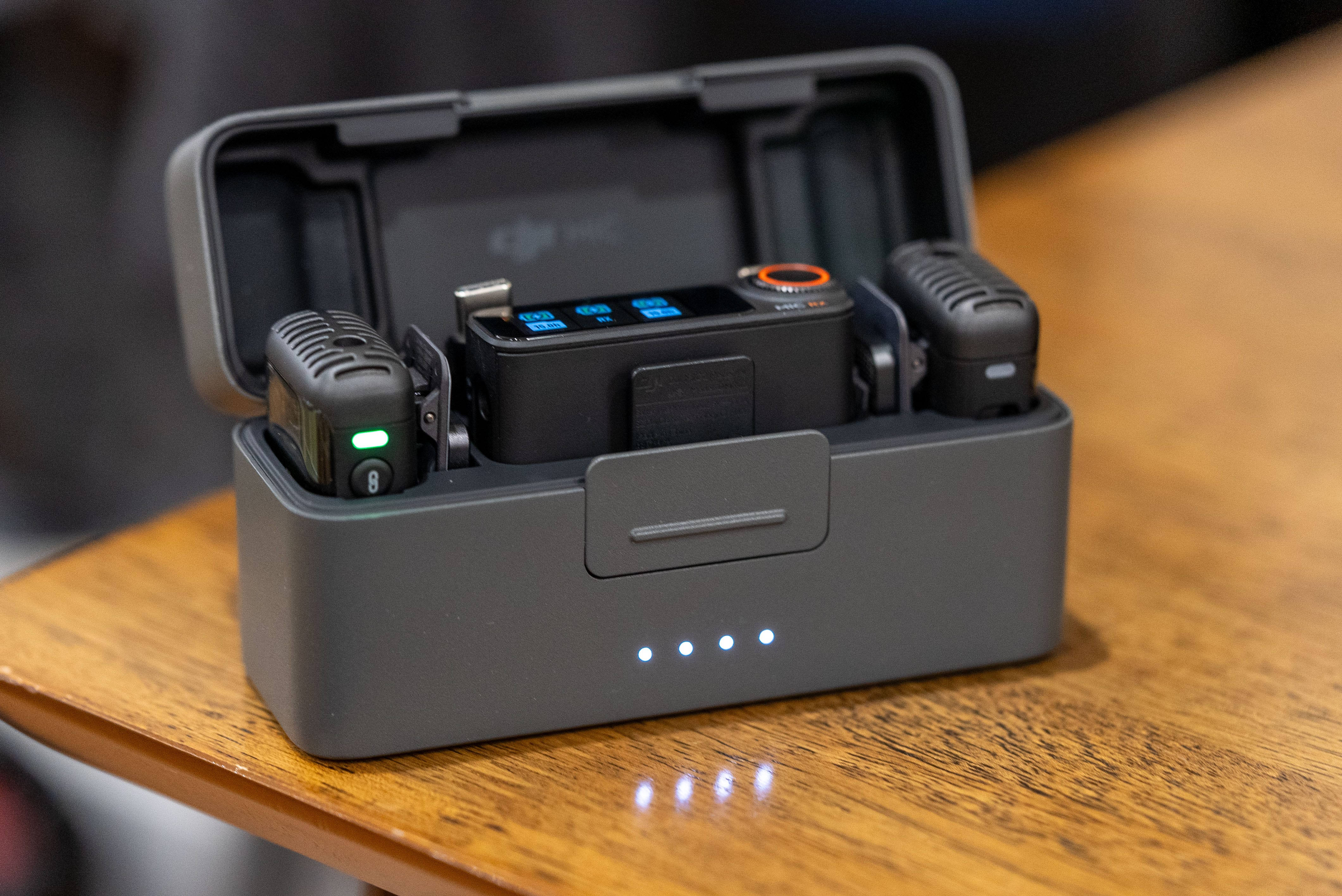 The DJI Mic 2 features Bluetooth connectivity AI noise canceling
