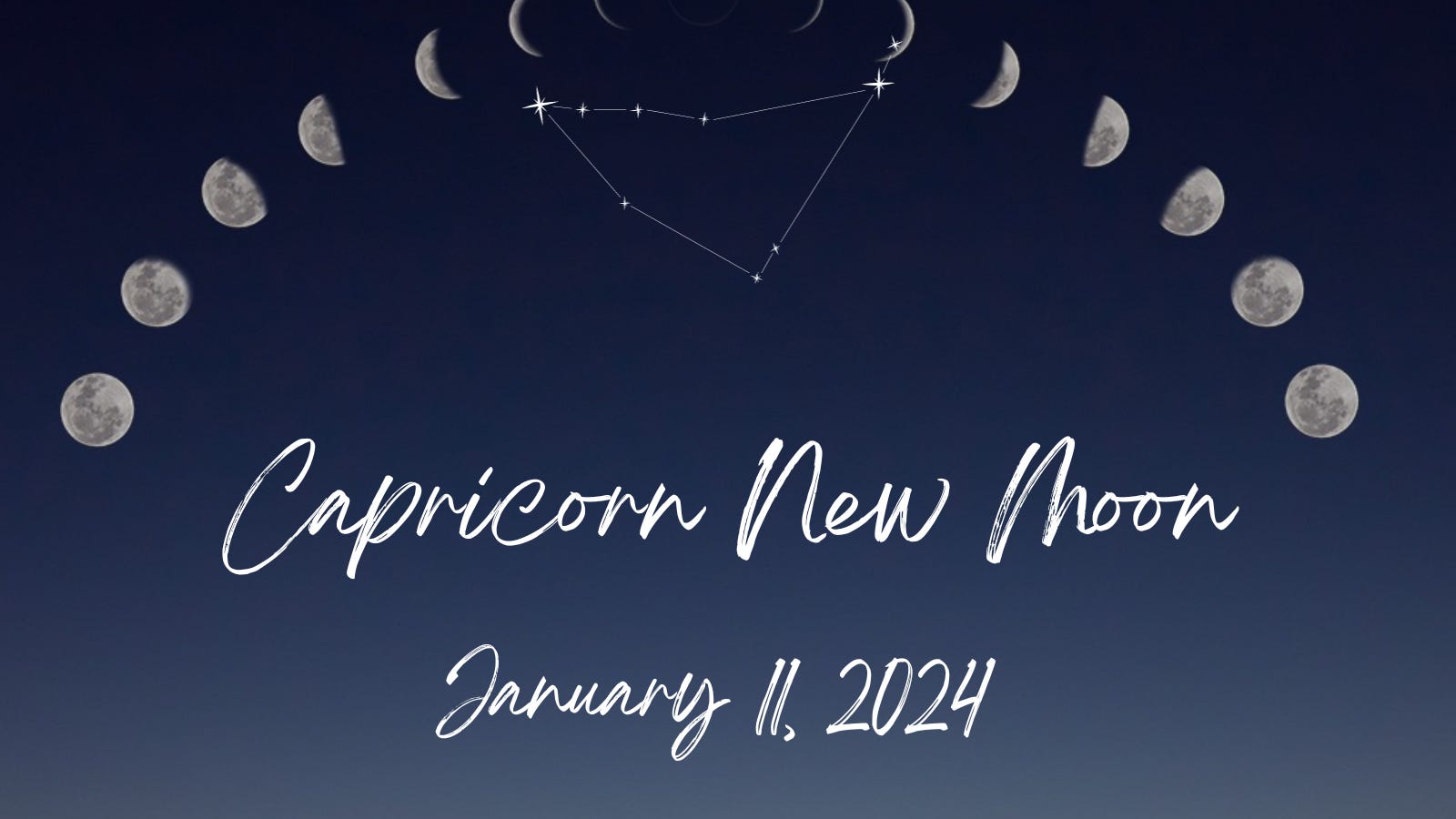 New Moon in Capricorn - by Carie L Weismantel