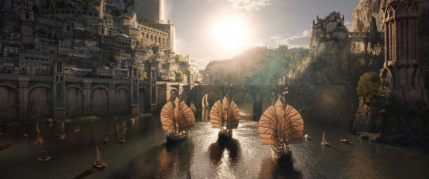 Inside the utopian cities of Lord of the Rings: Rings of Power