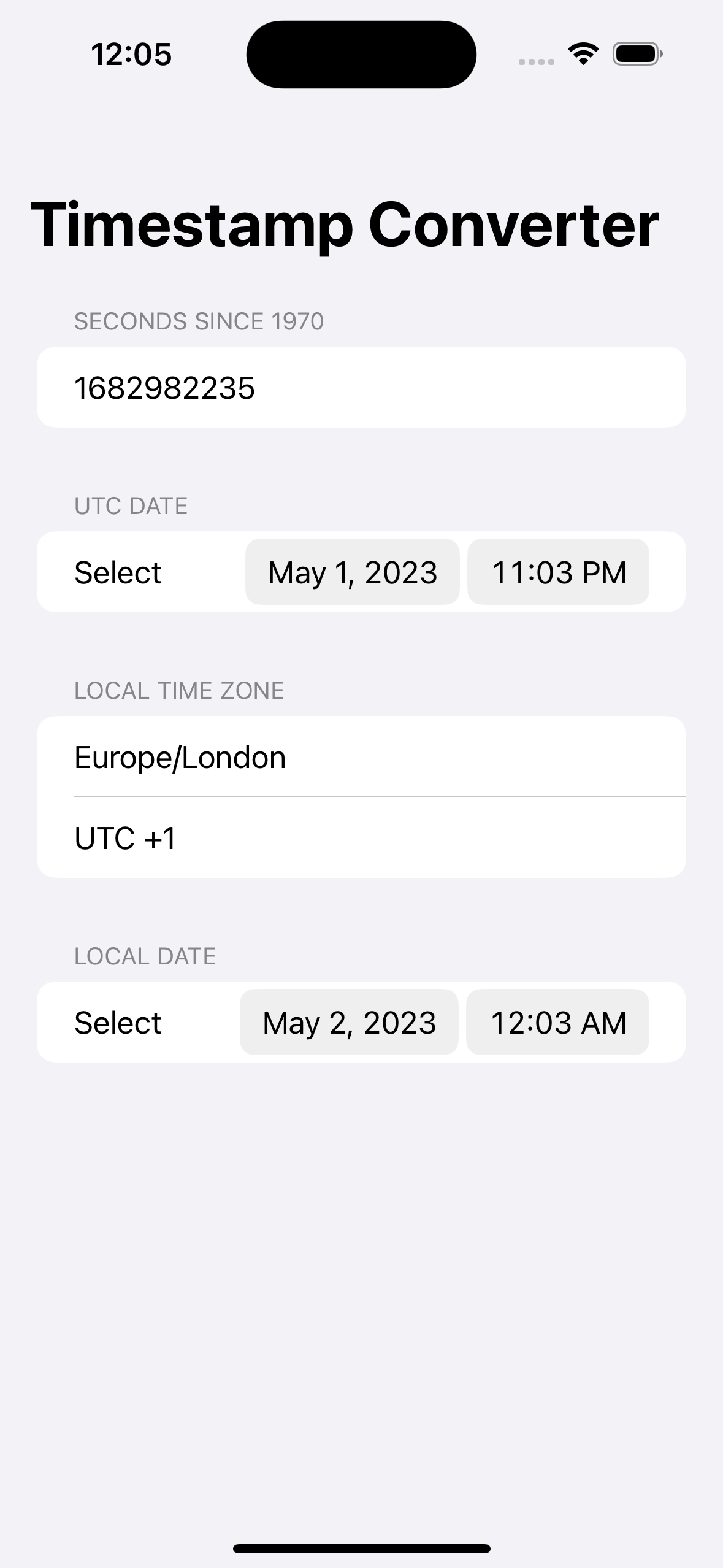 Create A Unix Timestamp To Date Converter With SwiftUI