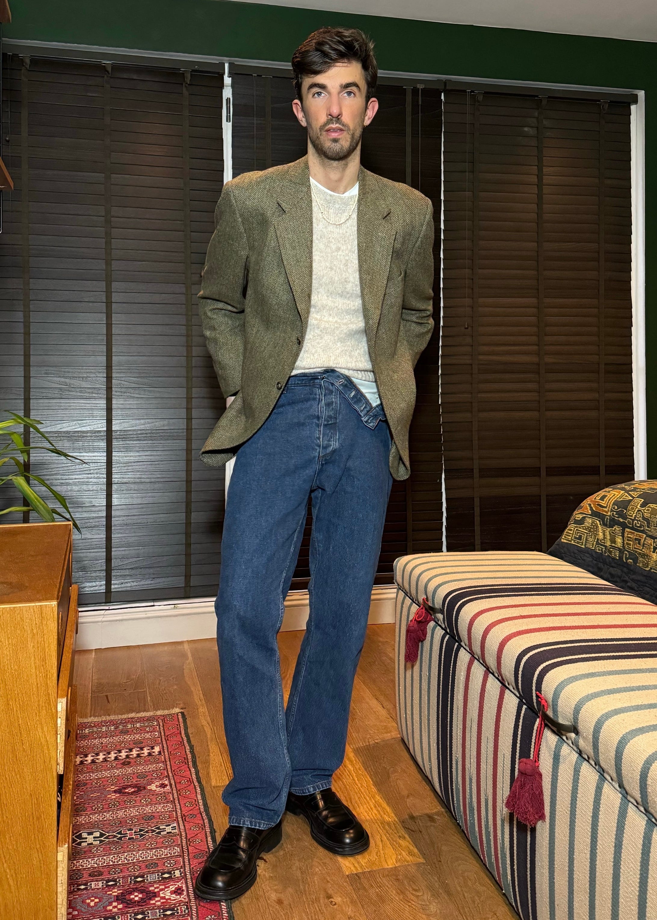 Loafers for blue jeans on sale
