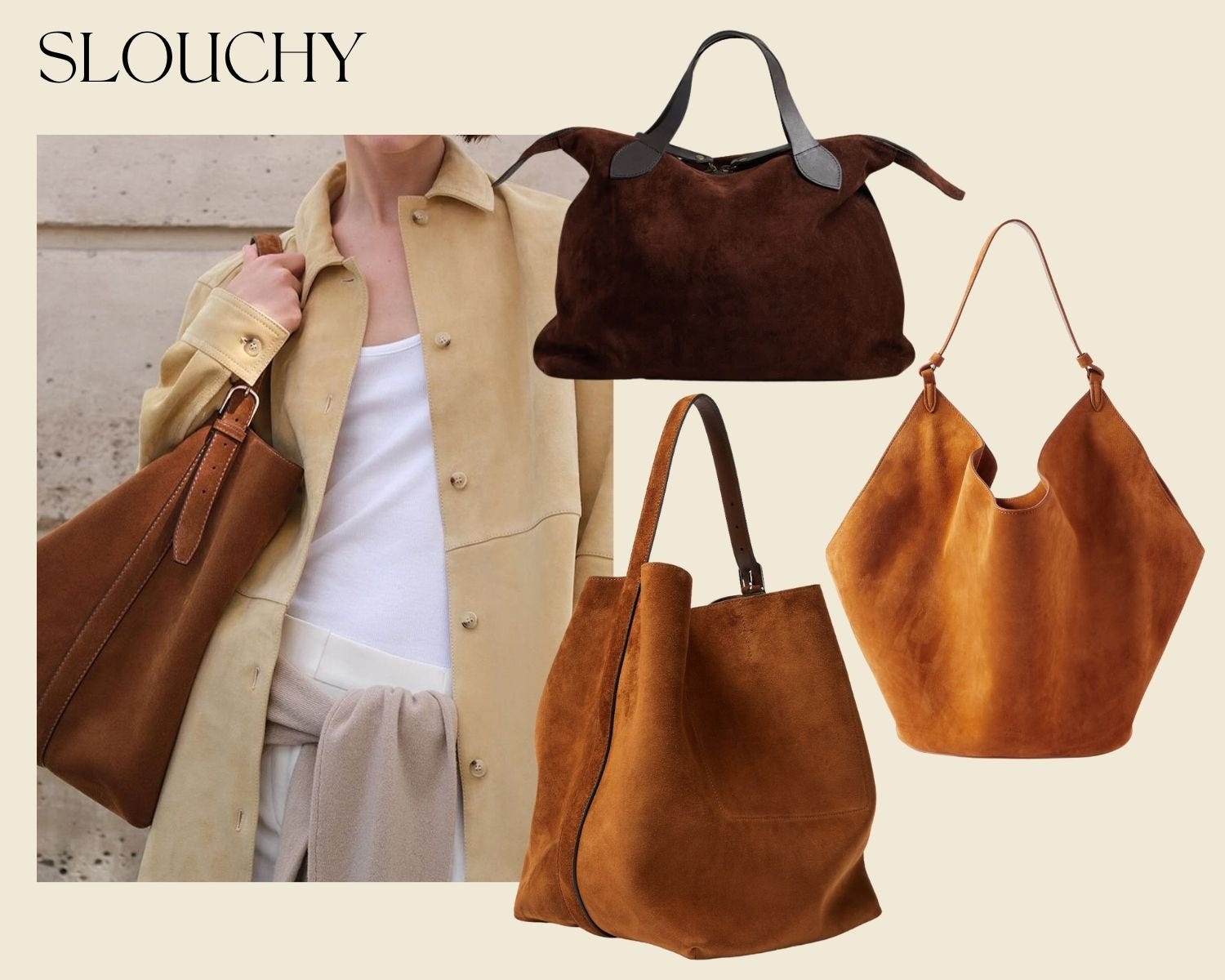 Bag Round-Up: Suede Edition - by Joyce Lee - TIME LESS