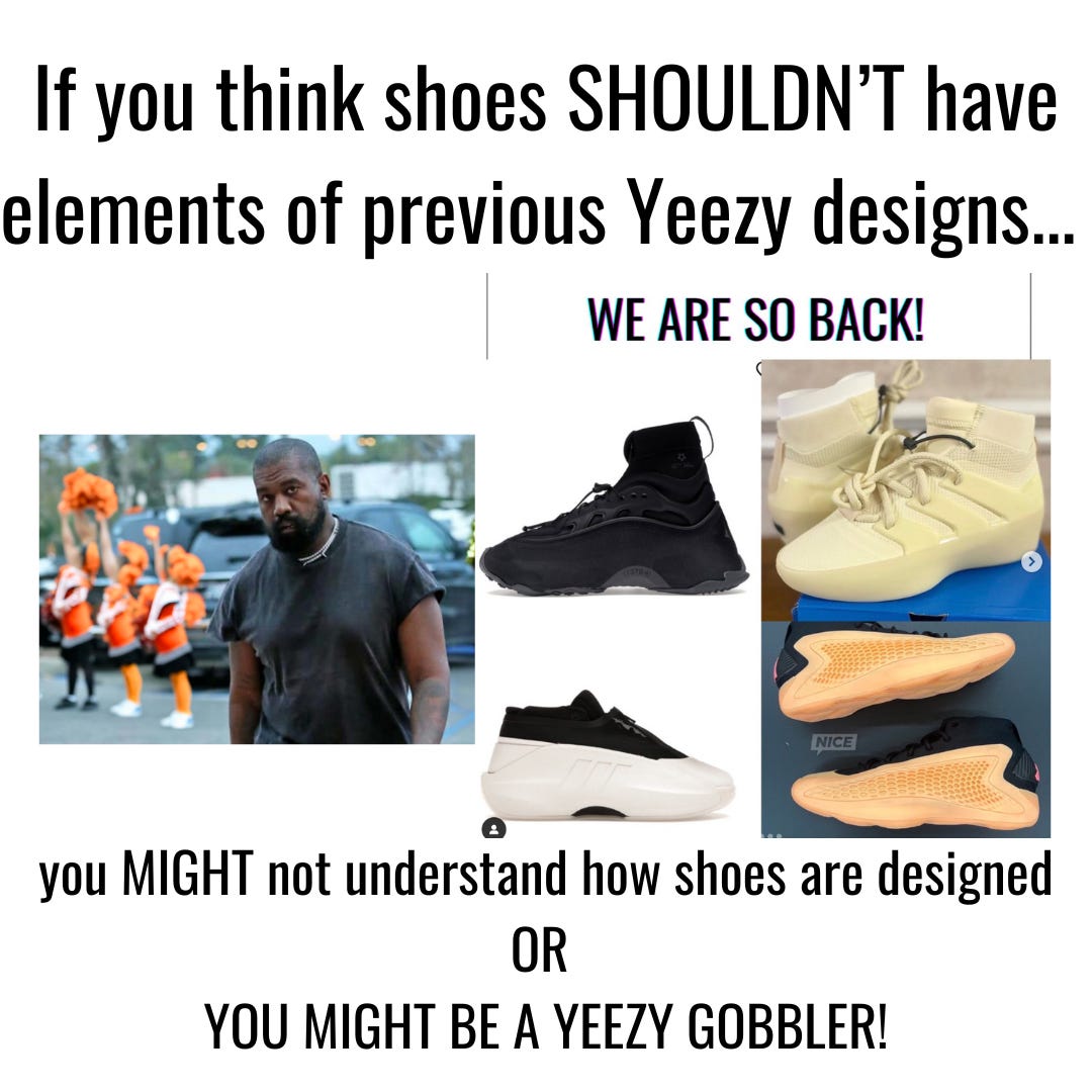 I m 2025 yeezy she said