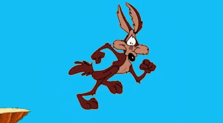 The Wile E. Coyote Moment is Coming