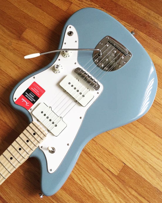 Fender american professional jazzmaster sonic grey cheap
