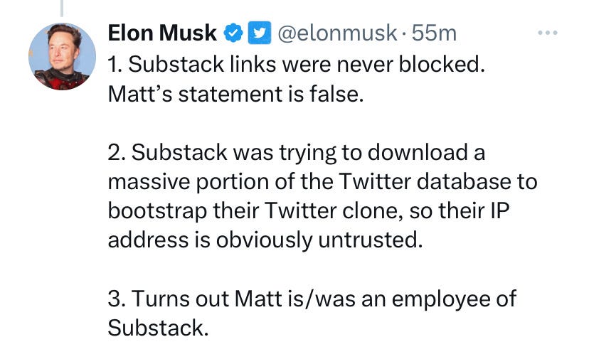 пёџ Twitter Declares War On Substack пёџ вђ April 10