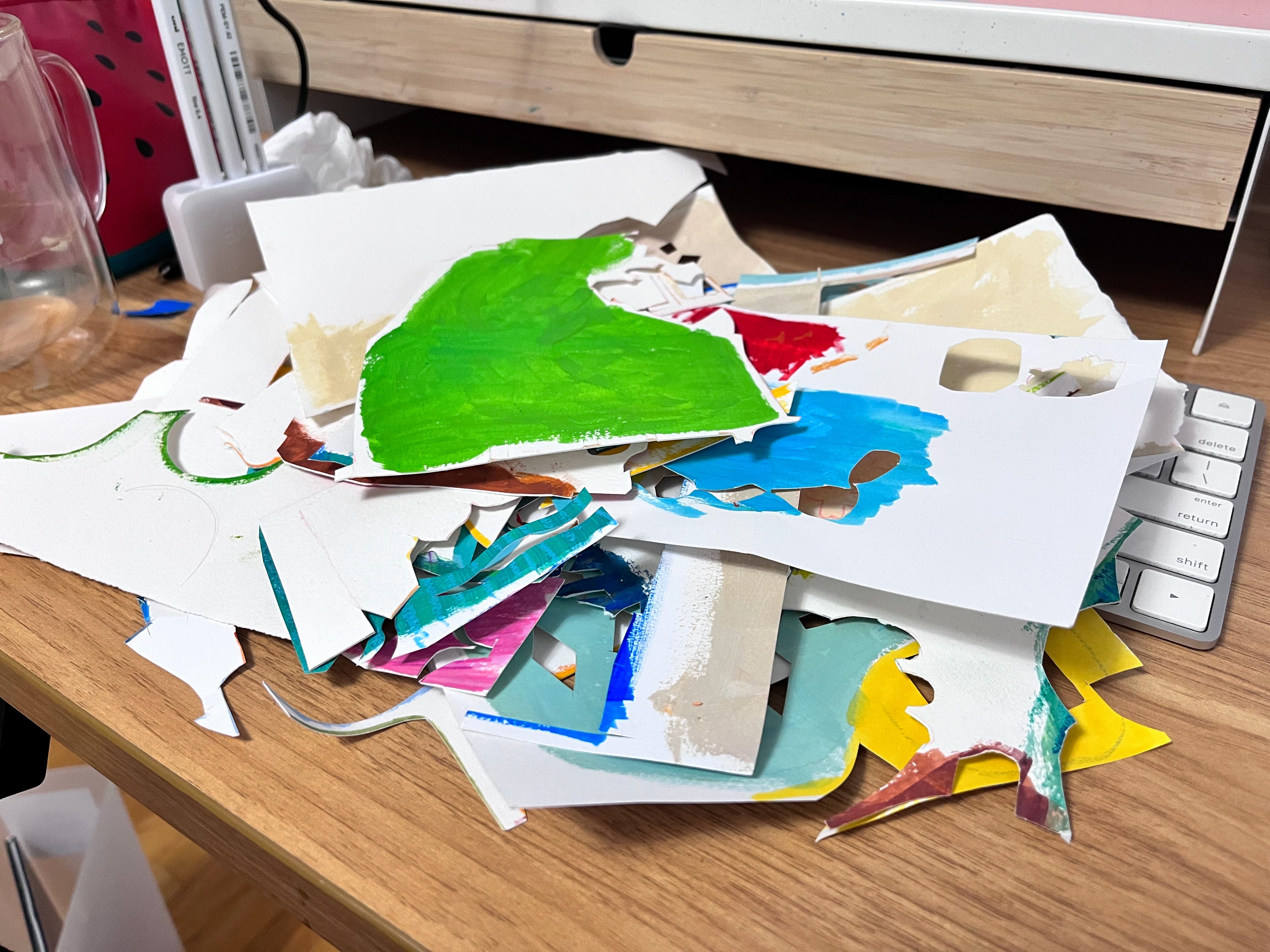 My Collage Process - by Anoosha Syed - Anoosha’s Studio