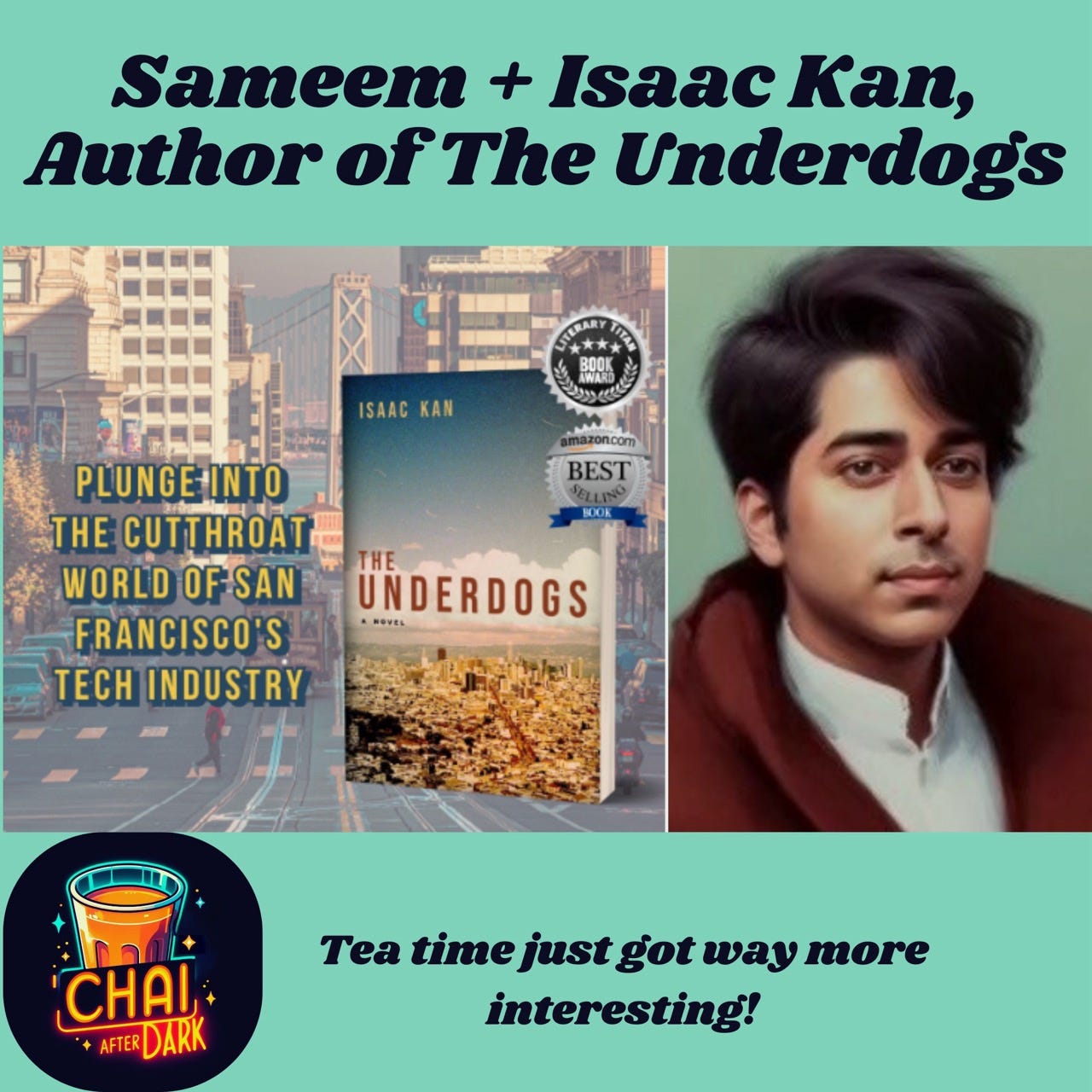 Sameem + Isaac Kan, Author of The Underdogs