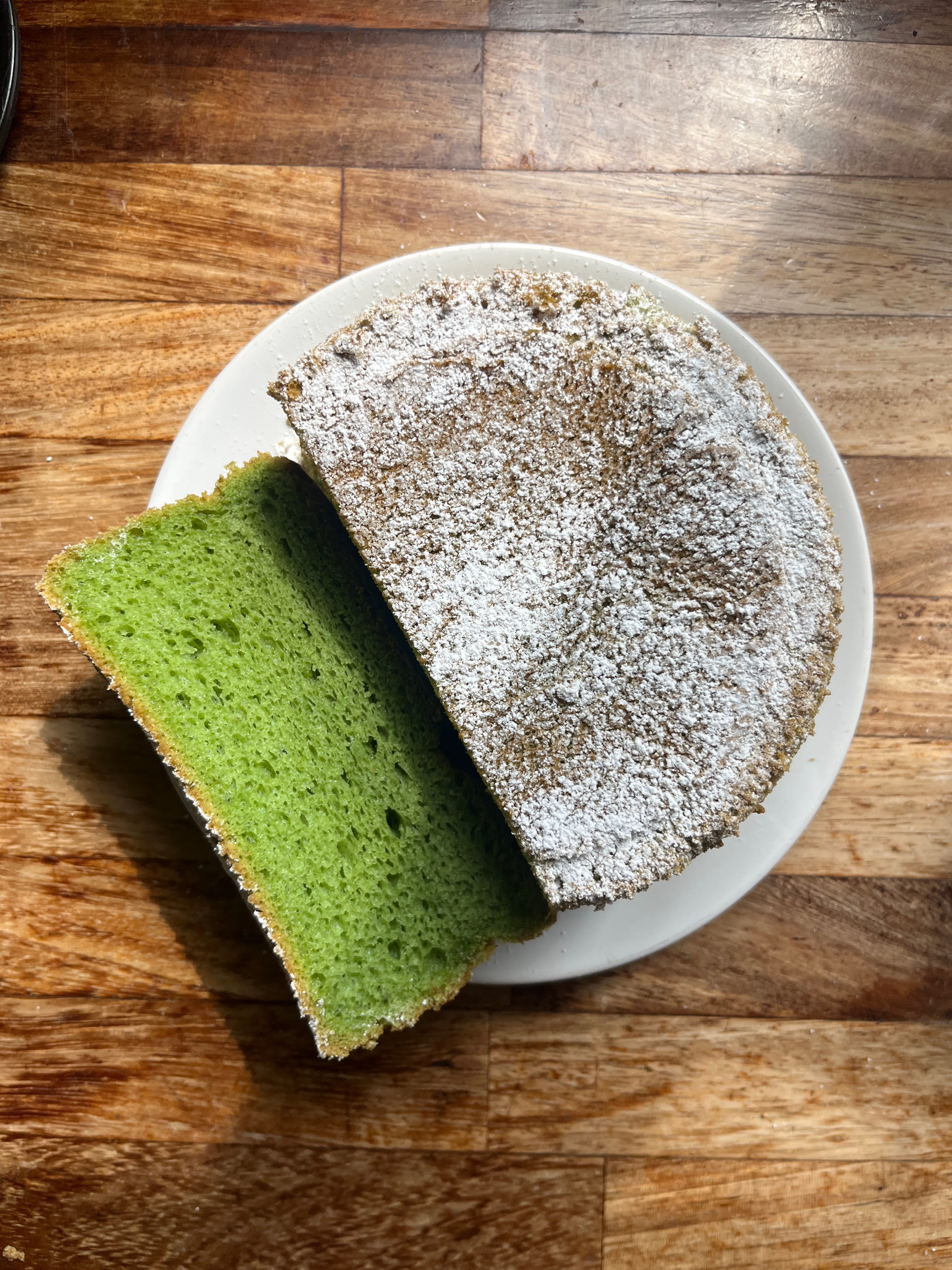 KP+ Coconut and Pandan Chiffon Cake by Nicola Lamb