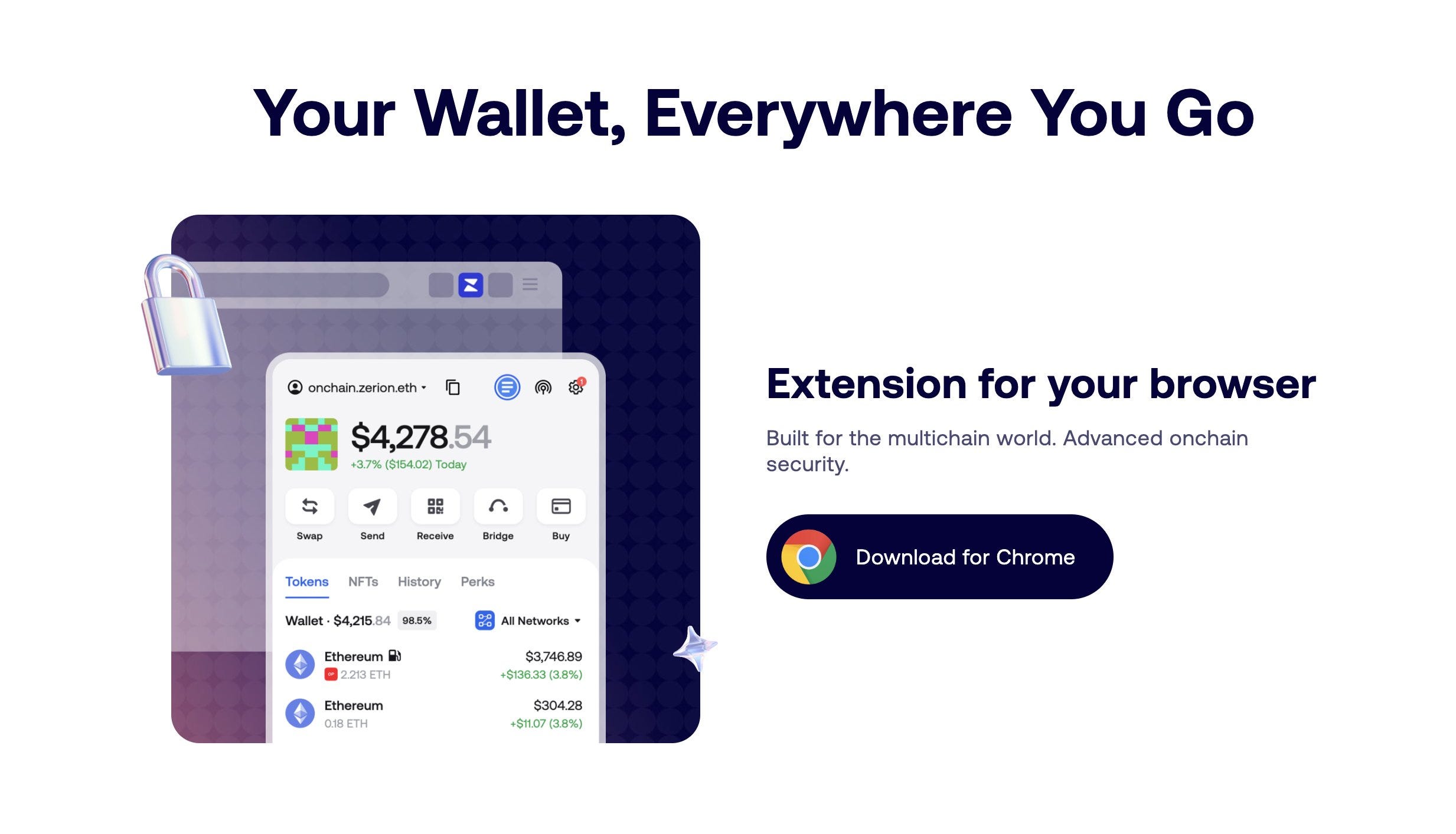 Zerion Launches 3 Wallet Chrome Extension
