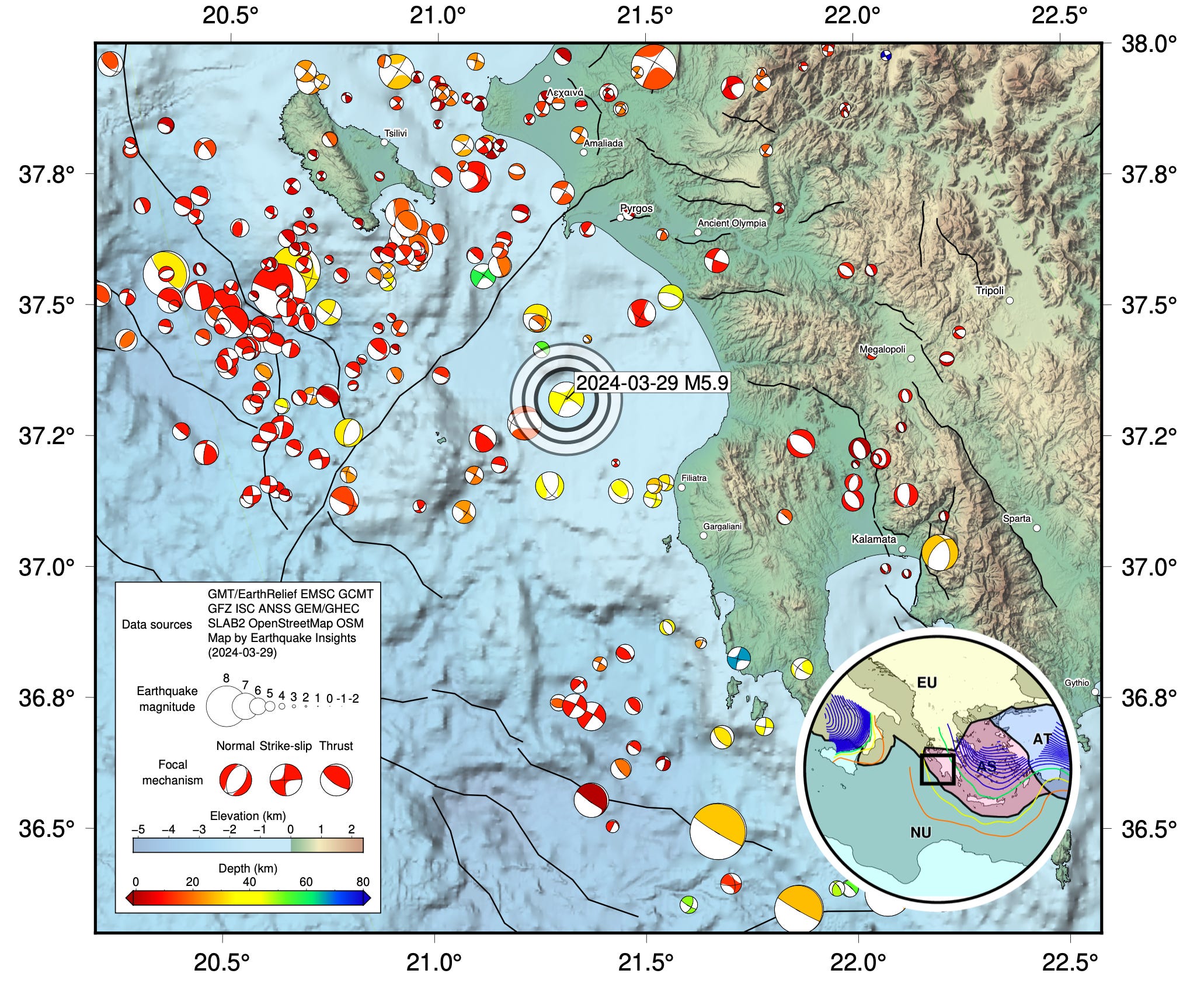 M5.9 earthquake shakes southwestern Greece