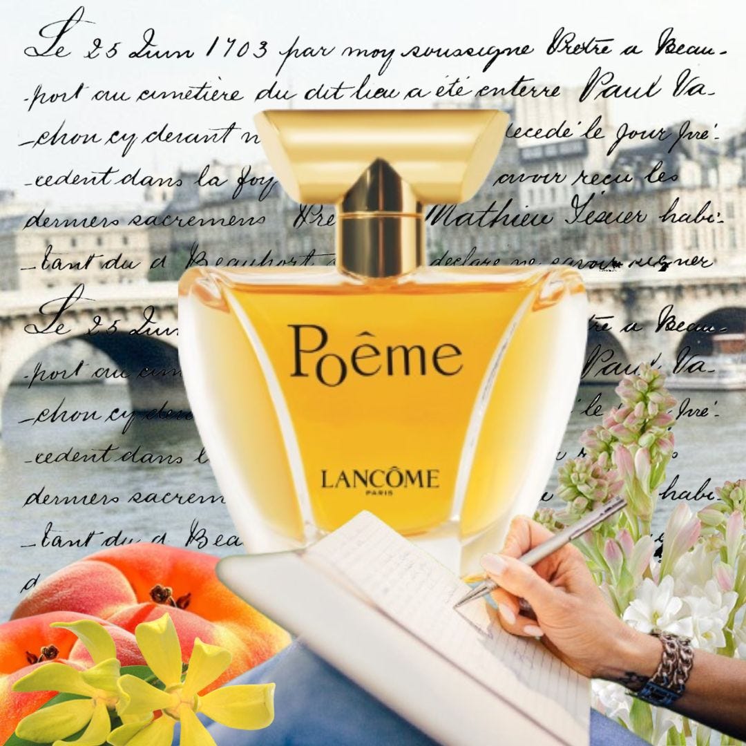 Eau de Eulogy: Poême by Lancôme - by Maddie Phinney