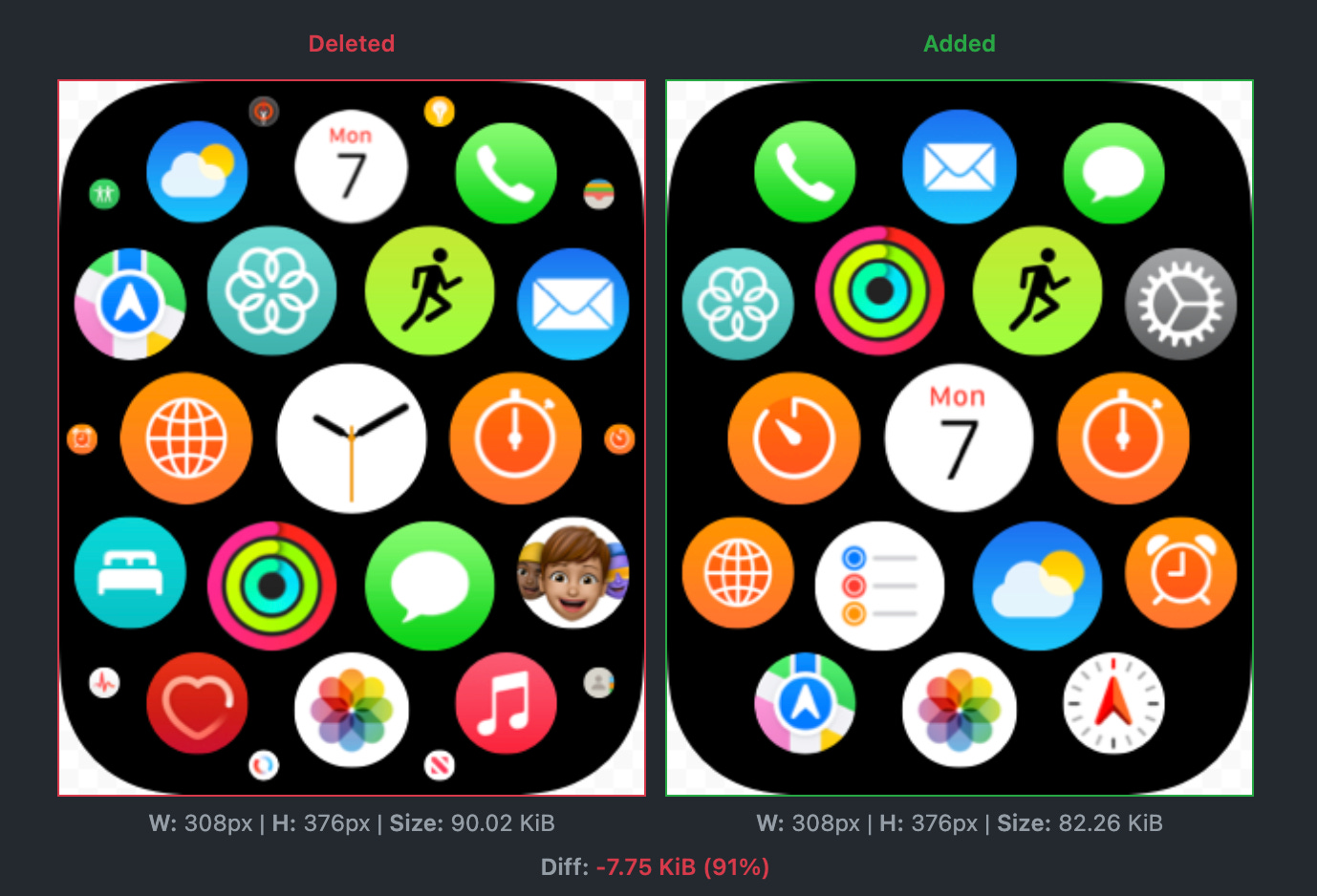 Apple watch app symbols online
