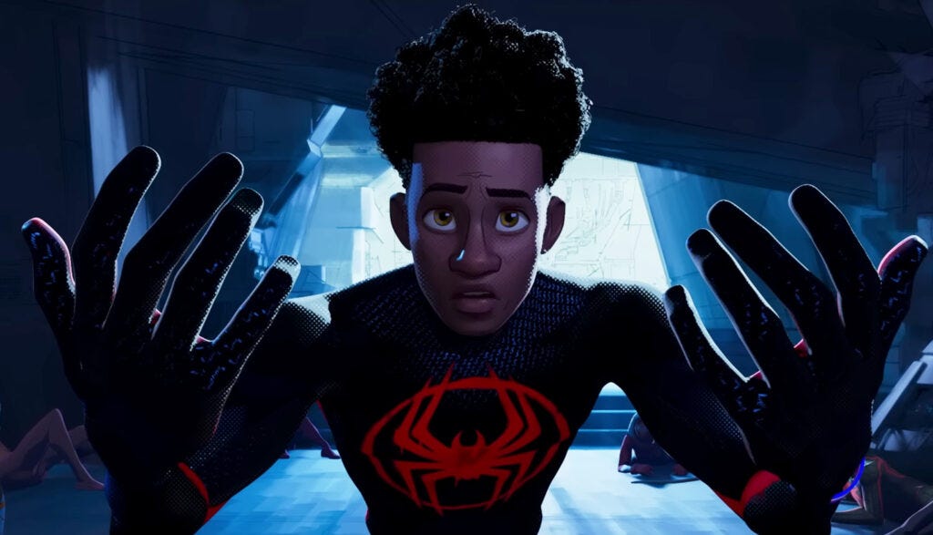 Spider man deals into the universe