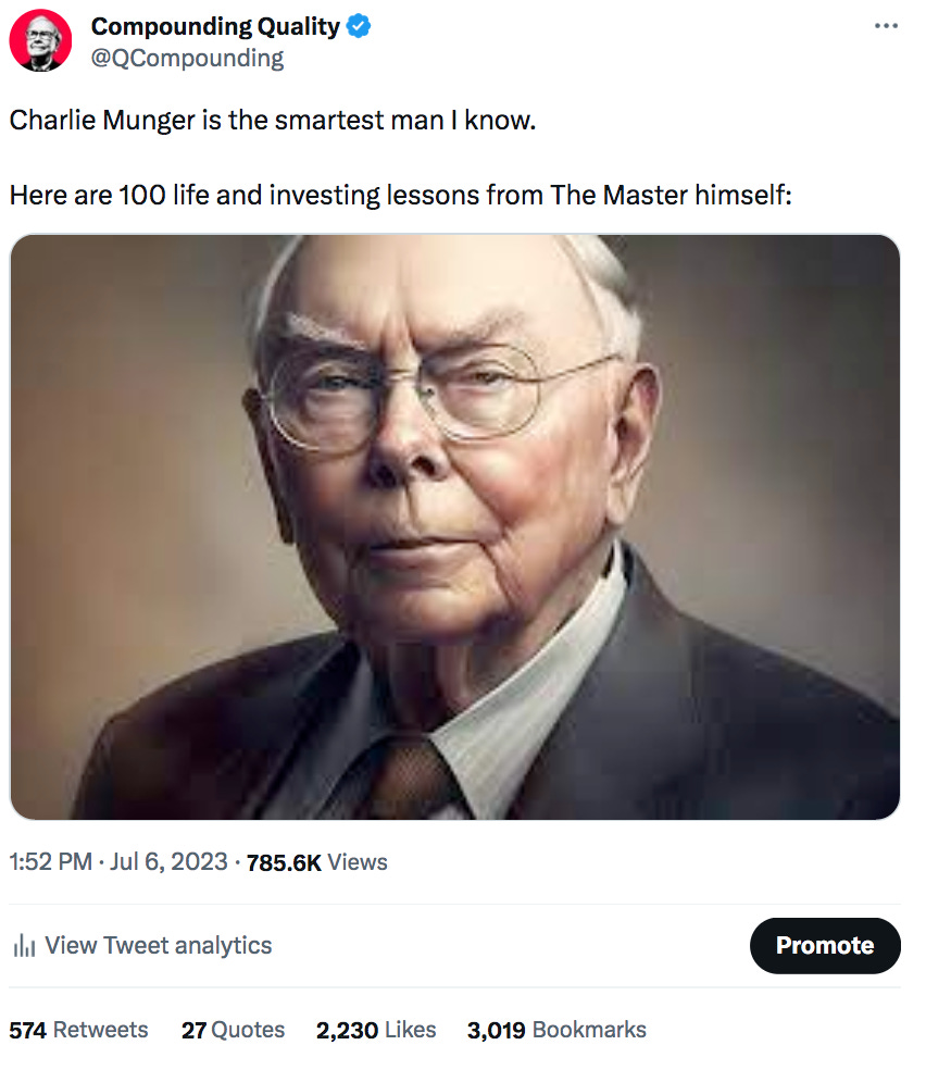 📚 Course 100 Examples of Quality Stocks