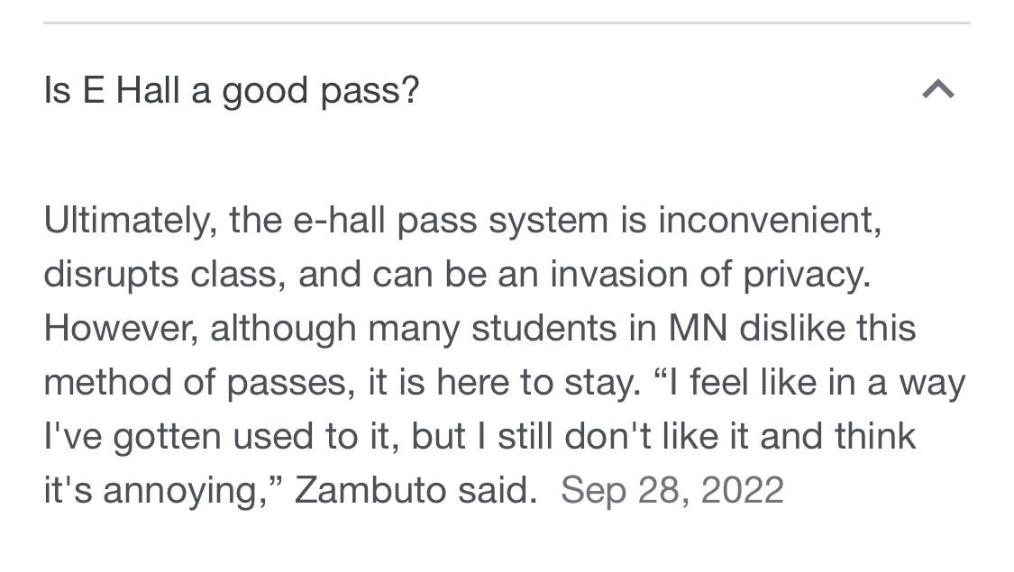 EHall Pass by Concerned Parent Restore Ottawa