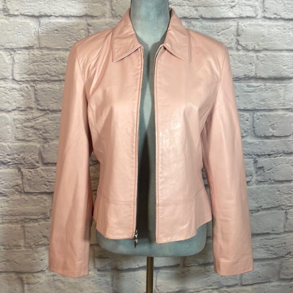the leather jacket shopping guide by Viv Chen