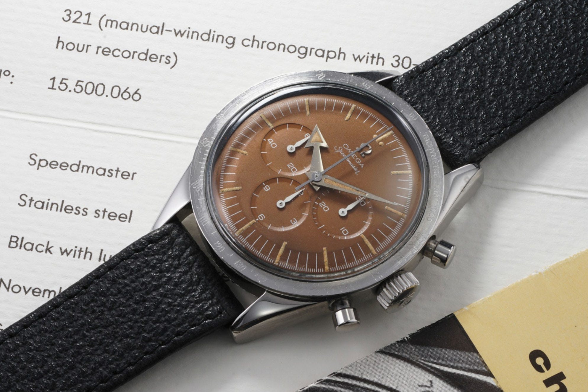 Omega speedmaster tropical cheap