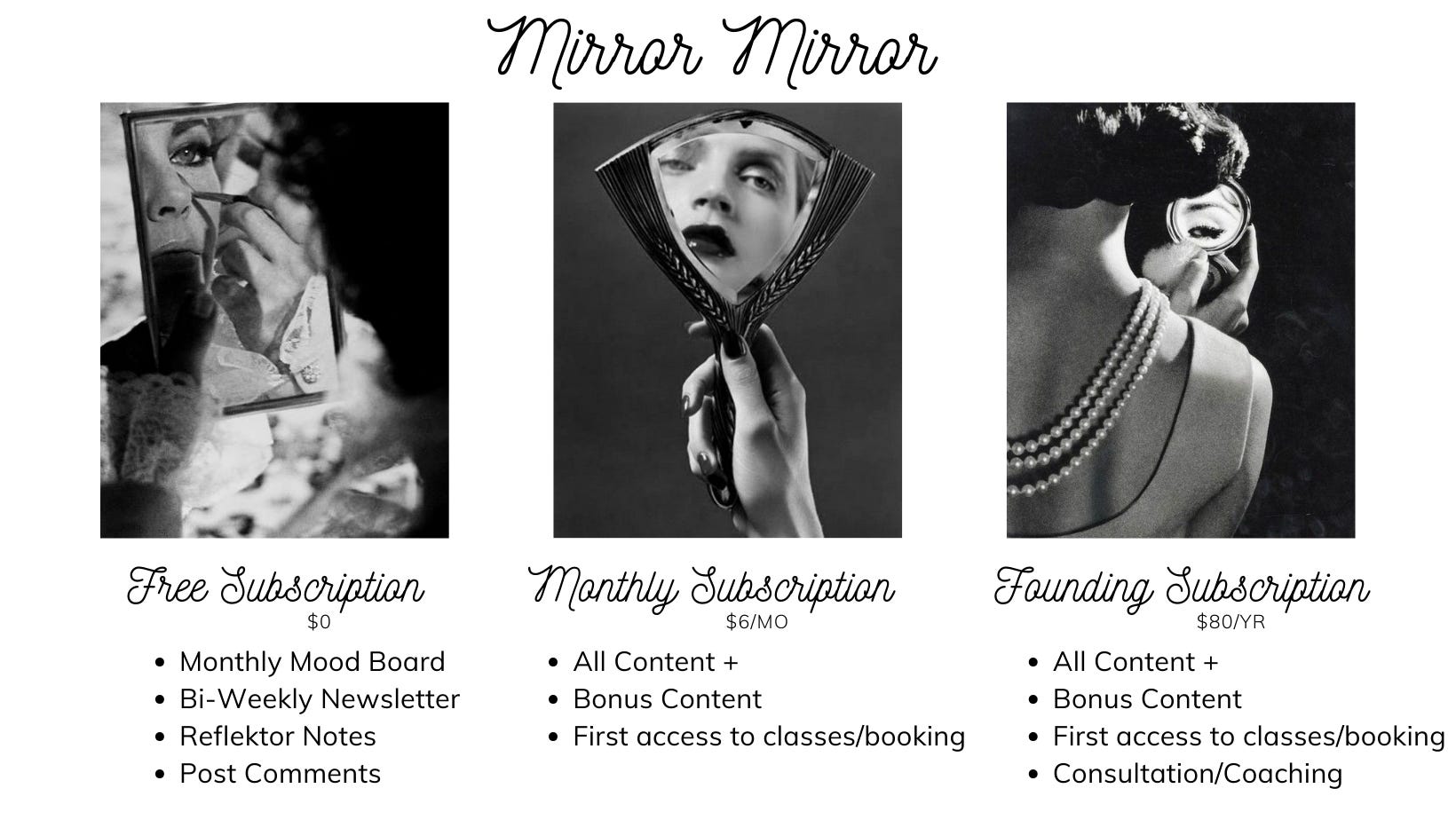 The mirror monthly subscription clearance