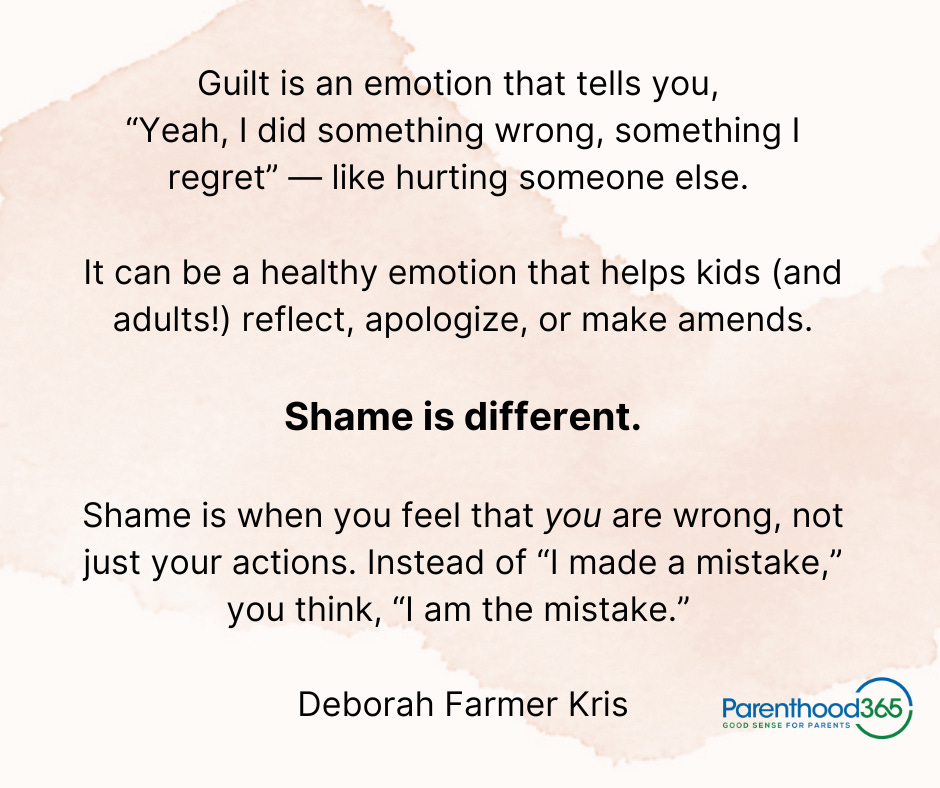 What's the difference between shame and guilt?