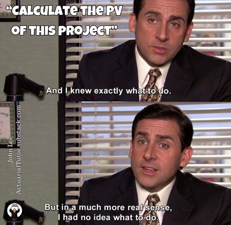 Calculate the PV...