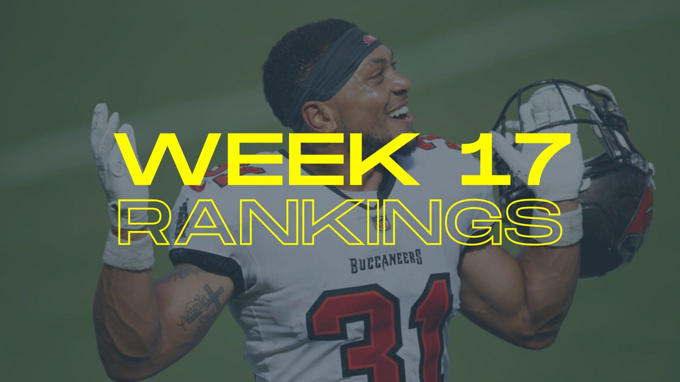 Week 17 IDP Rankings by Jase Abbey The IDP Show
