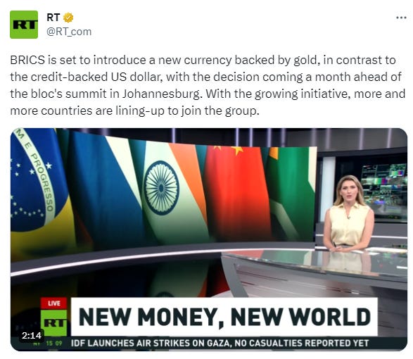 The Gold Standard Is Back BRICS To Intro GoldBacked Reserve Currency
