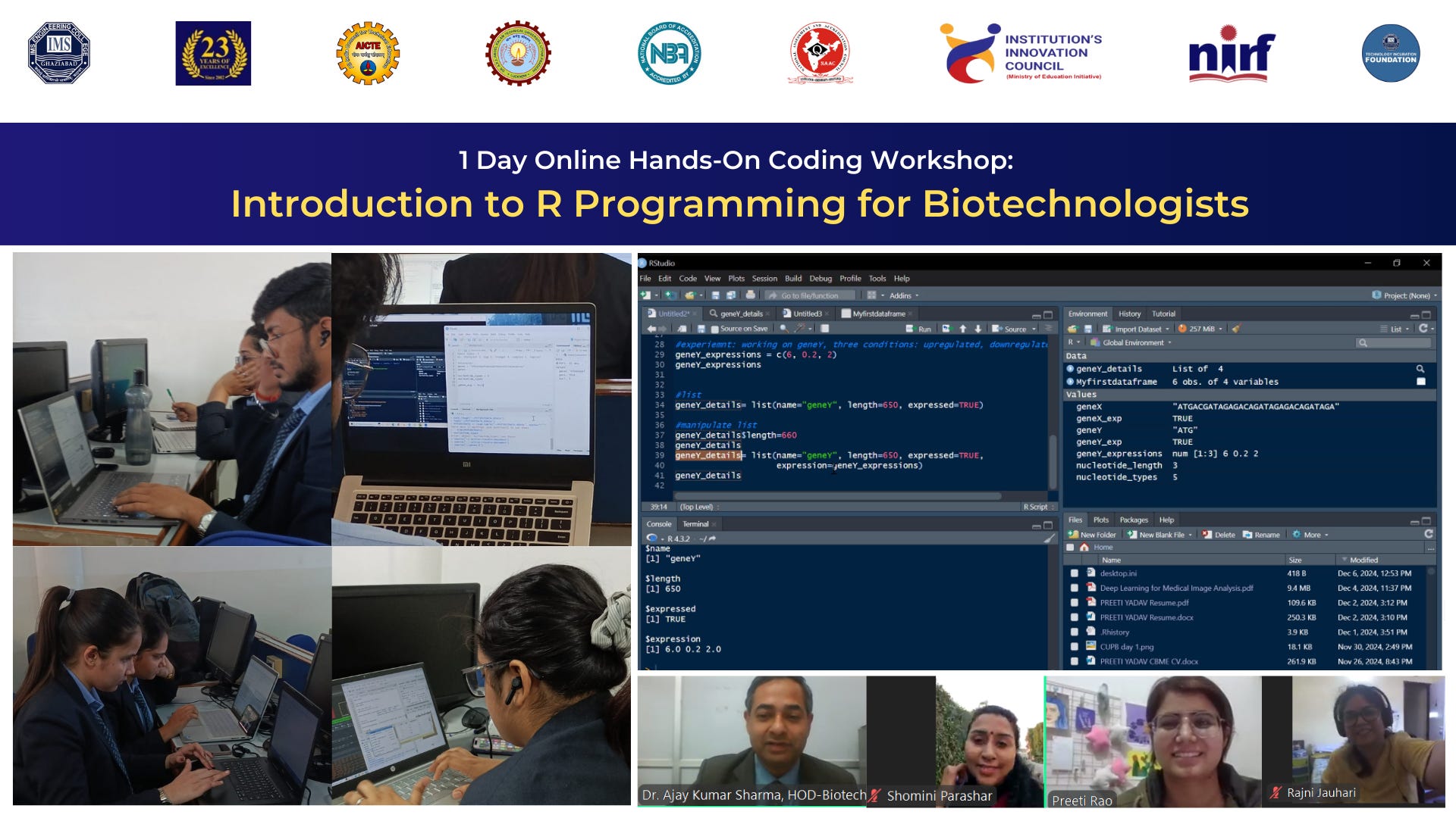 Advancing Bioinformatics & Data Science Through Learning, Innovation ...
