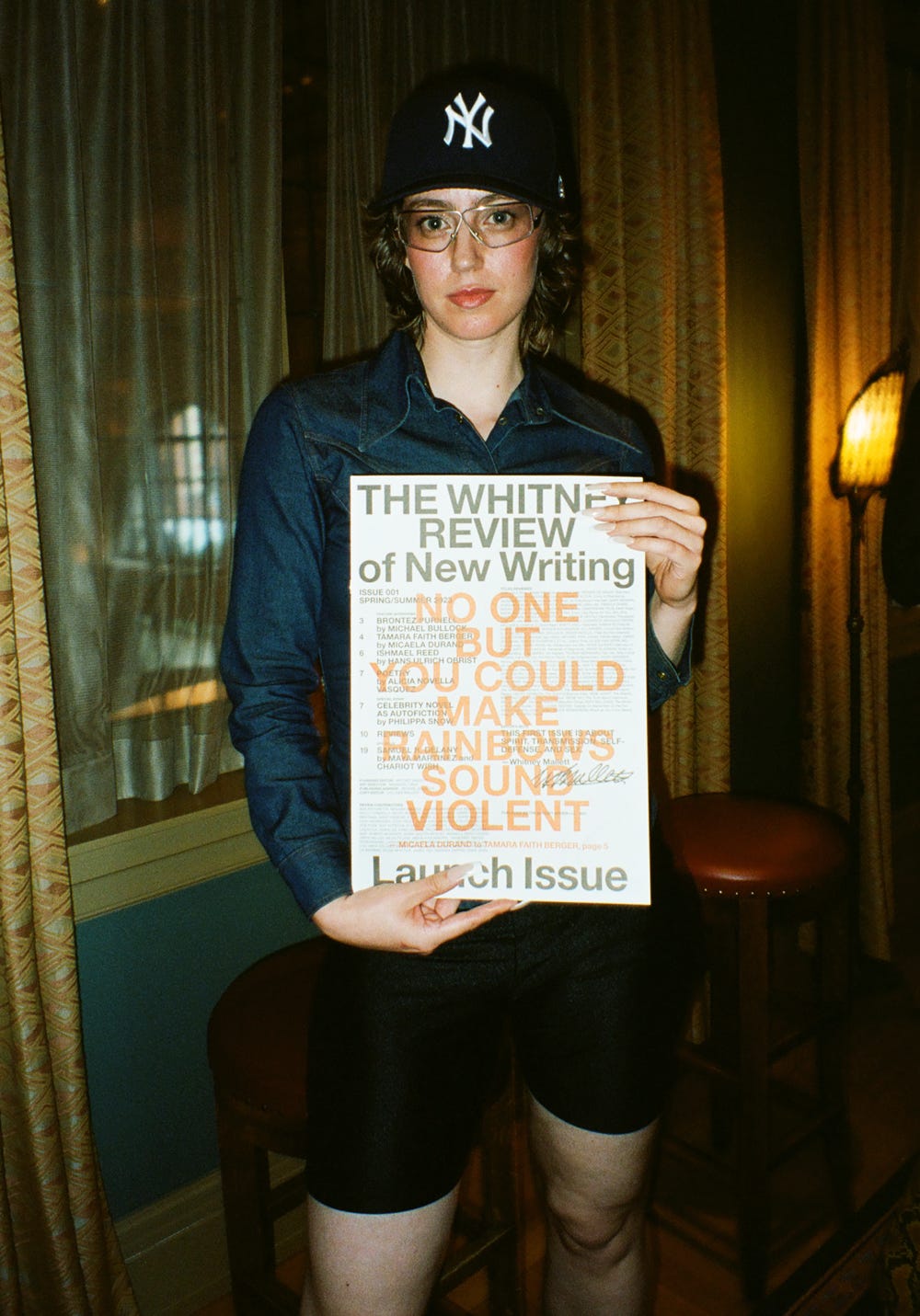 The launch of the Whitney Review of New Writing at Nine Orchard