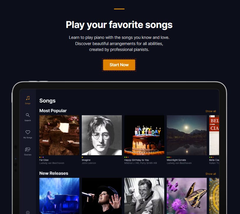 Flowkey amazon fire top