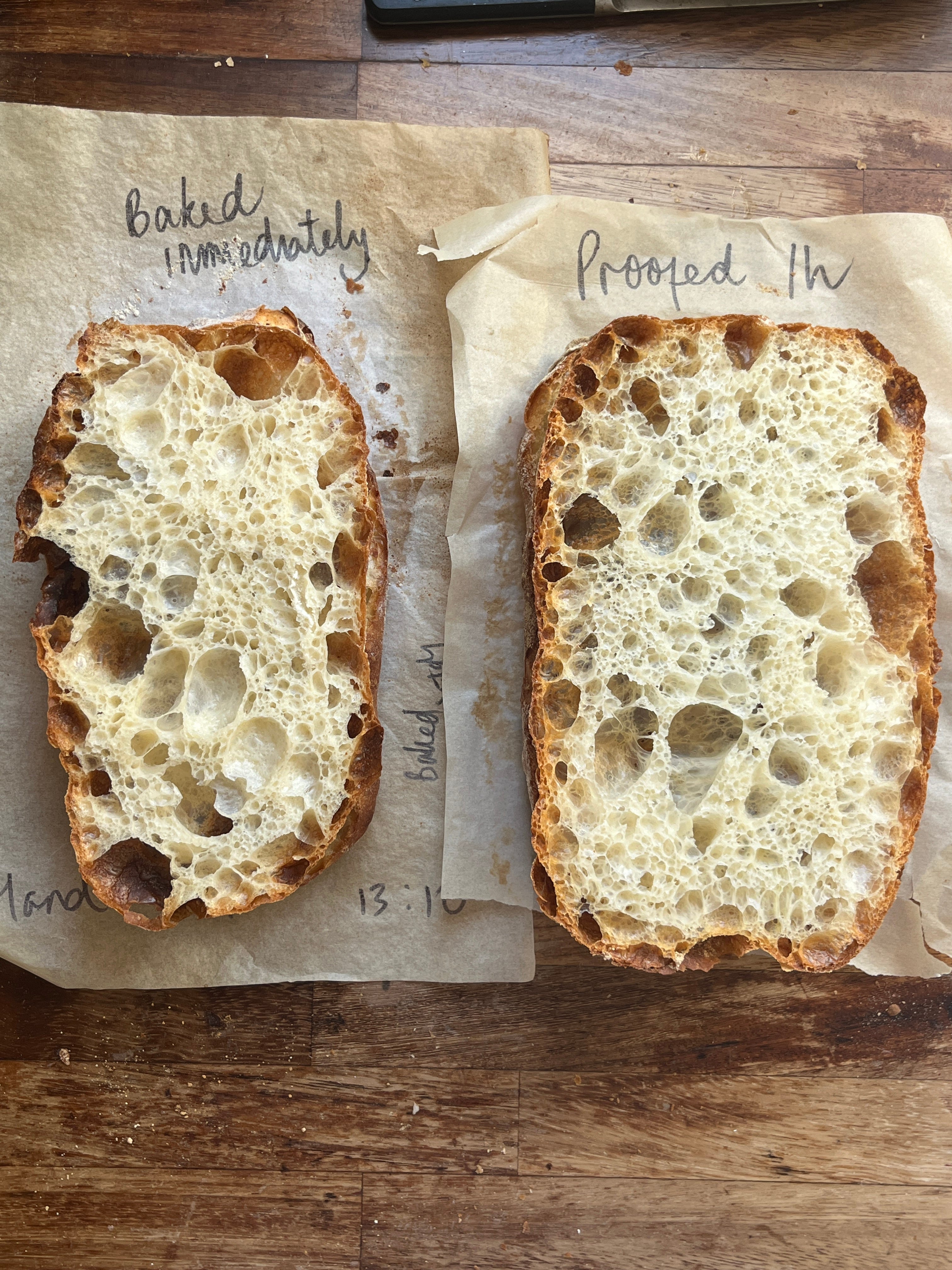 Kitchen Project #111: Airy Glass Bread (100% hydration)