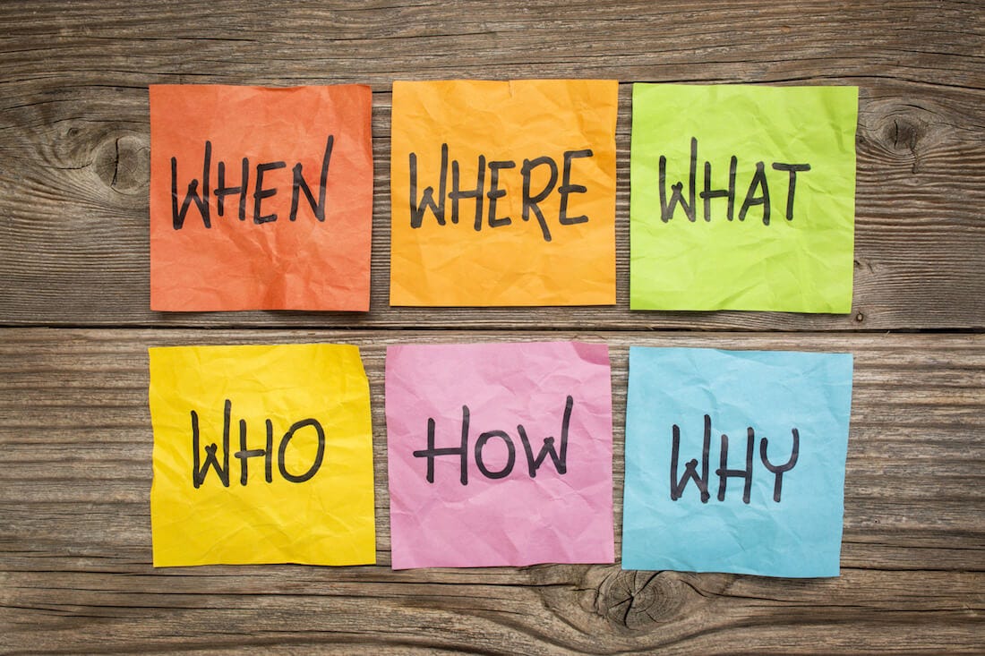 Who, What, Where, and When, vs. How and Why