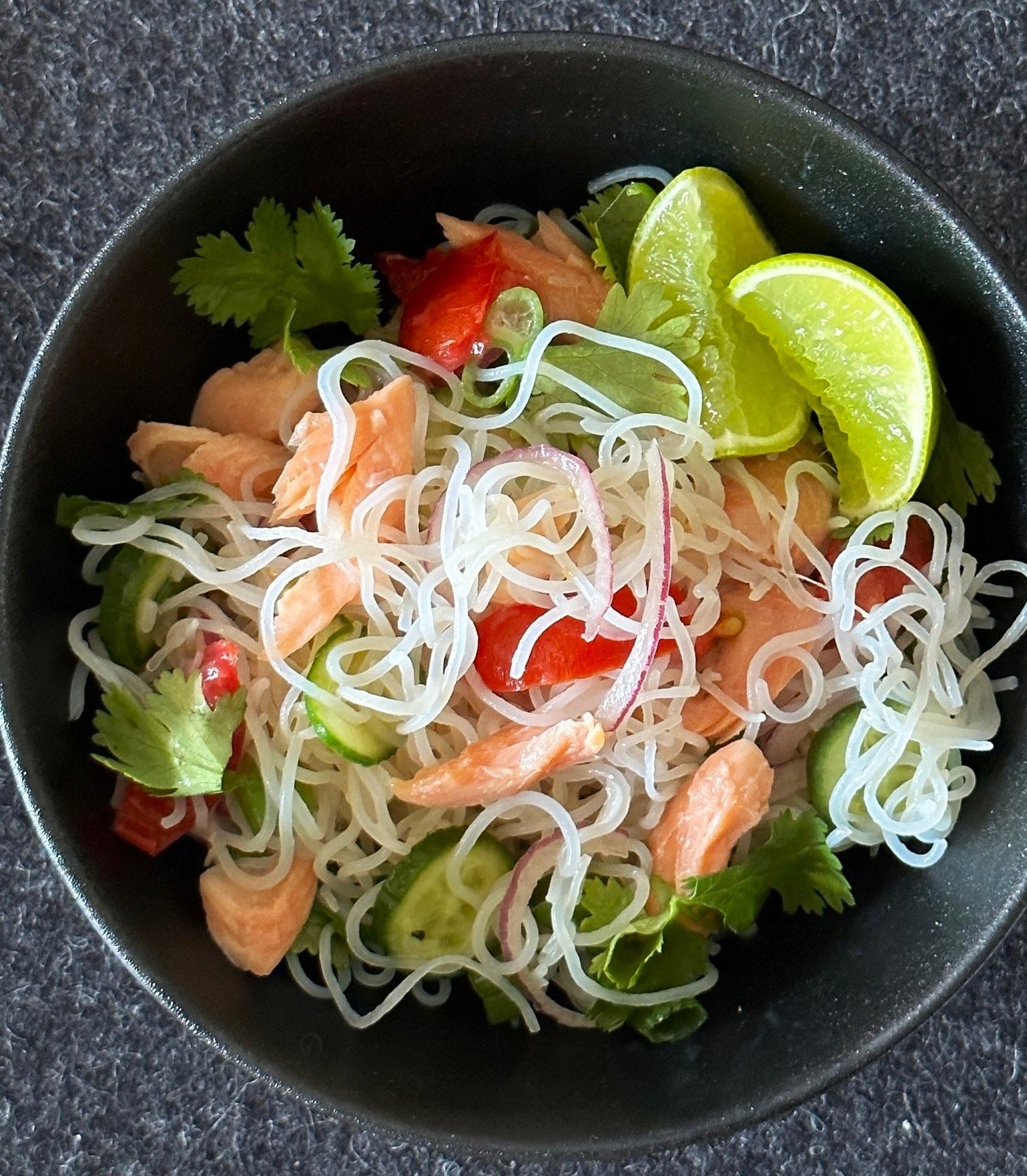 JUST A SIMPLE GLASS NOODLE SALAD. Jill Dupleix Eats