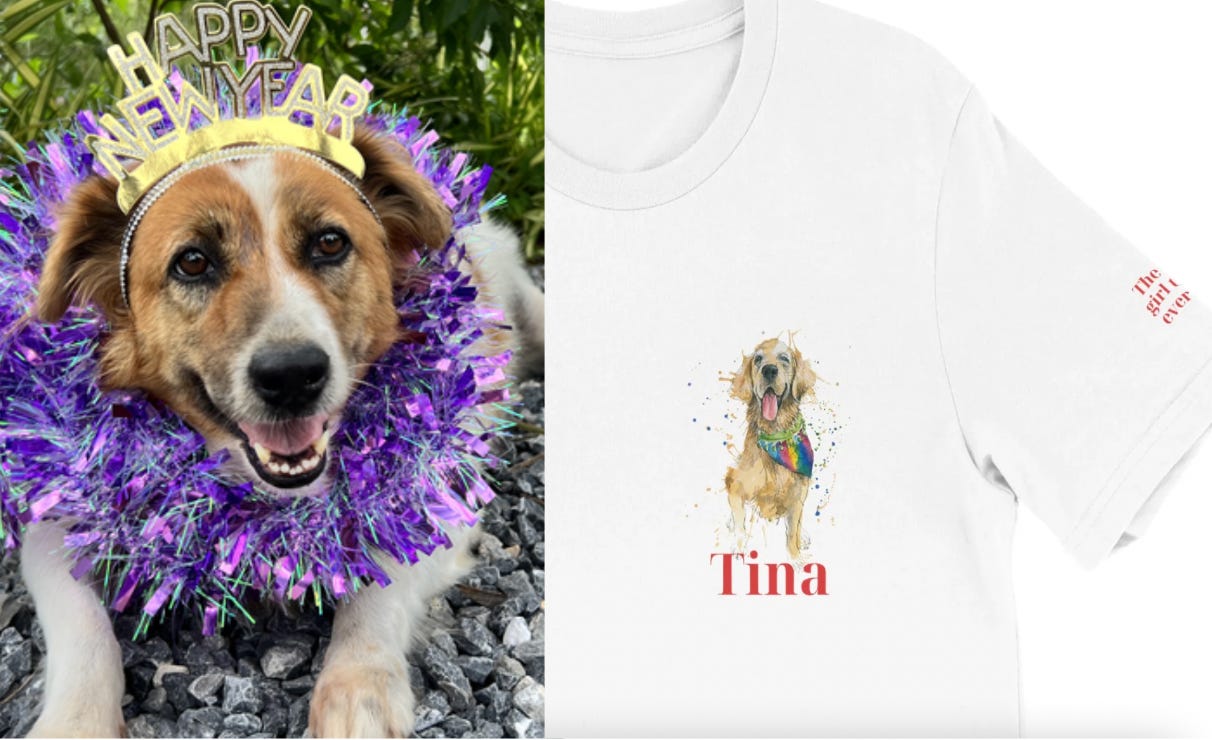 Dog t store